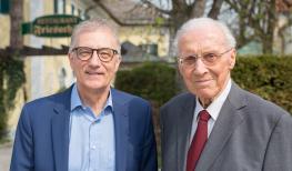 Walter Steidl mit Herbert Moritz