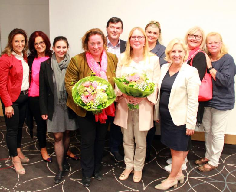 Sabine Gabath und ihr Team erhielten bei Bezirkskonferenz 100 Prozent Zustimmung